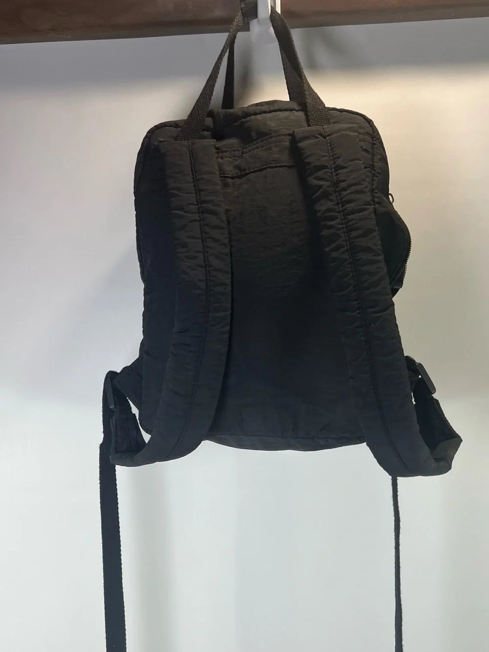 Wild Fable Square Nylon Minimalist Backpack Unisex Distressed Daily Bag